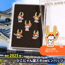 【ふるさと納税】 ひこにゃん 国スポ仕様 ピンバッジ 5個セット ご当地キャラ ご当地キャラクター キャラ 贈答 ギフト 滋賀 彦根