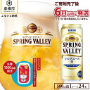 【ふるさと納税】6日以内発送 ビール キリン 500ml 24本 スプリングバレー シルクエール 白 缶ビール クラフトビール キリンビール 24缶 1ケース 500 24 酒 お酒 さけ sake アルコール 人気 おすすめ ギフト 麒麟 KIRIN 滋賀 彦根