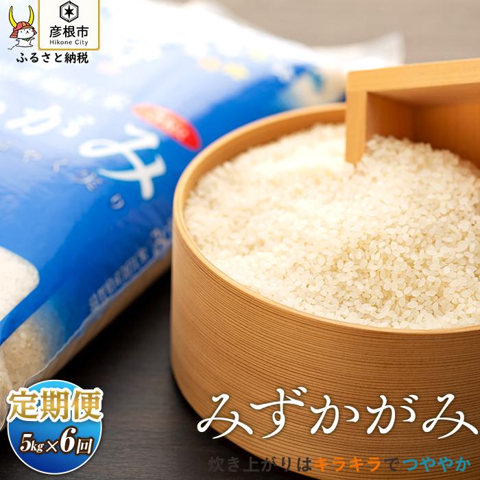 【定期便】JA東びわこ みずかがみ　5kg×6ヵ月連続でお届け | 米 お米 白米 精米 国産 頒布会 近江米 自宅用 贈答 ギフト 滋賀県 彦根