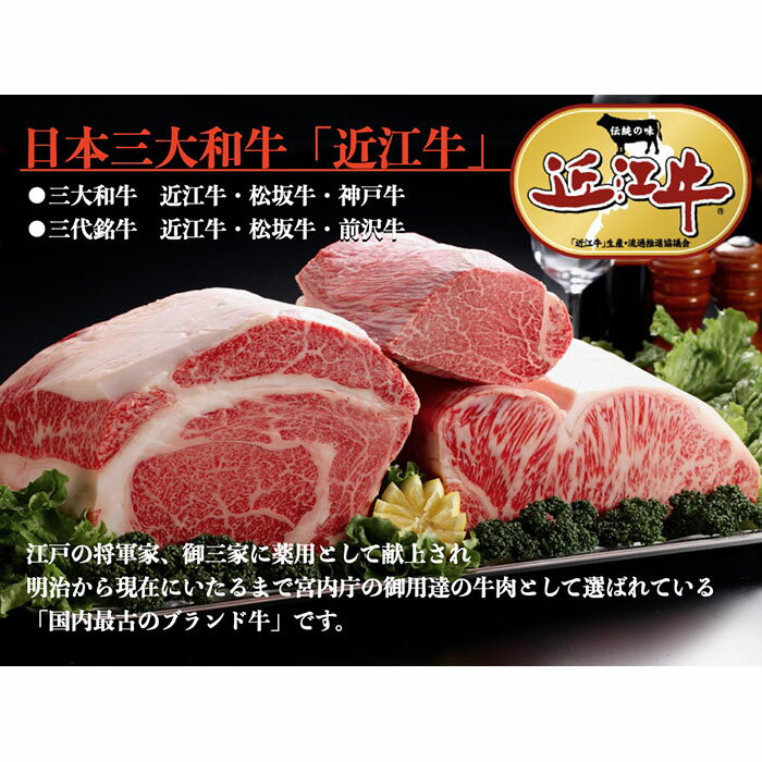 【ふるさと納税】近江牛霜降りモモブロック500g