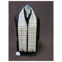 【ふるさと納税】 綿畑からそのまま肌に安全・年中使えて洗えるマフラー(小)チェック | 綿 マフラー あたたかい 温かい ファッション 冬用 彦根 贈答 ギフト