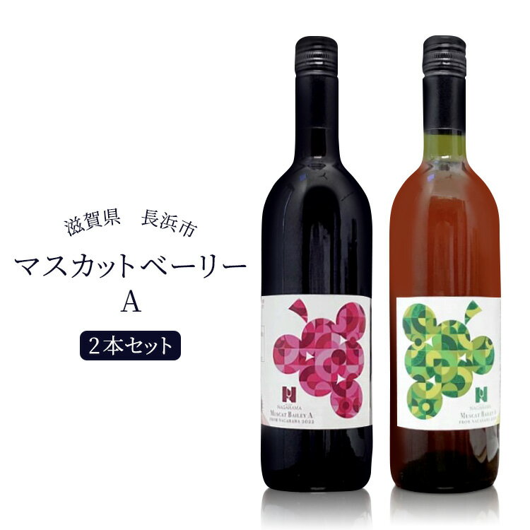 13位! 口コミ数「0件」評価「0」長浜産マスカットベーリーA赤白 2 本セット※着日指定不可