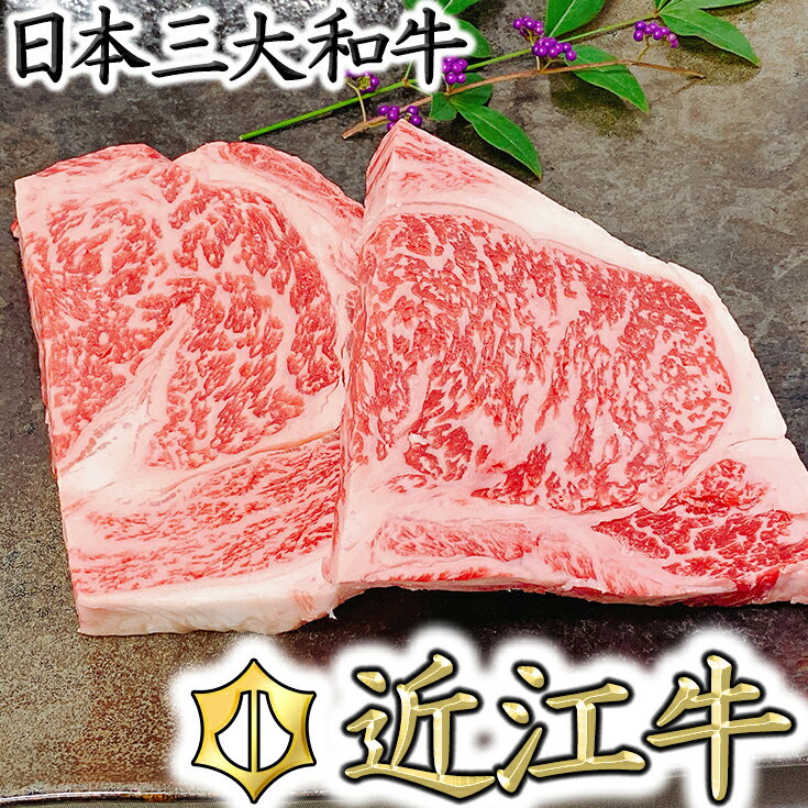 牛肉(リブロース)人気ランク14位　口コミ数「3件」評価「4」「【ふるさと納税】【4等級以上】厳選 近江牛 リブロースステーキ 【500g（250g × 2枚）】【牛肉】【牛】【A4】【A5】【国産】」