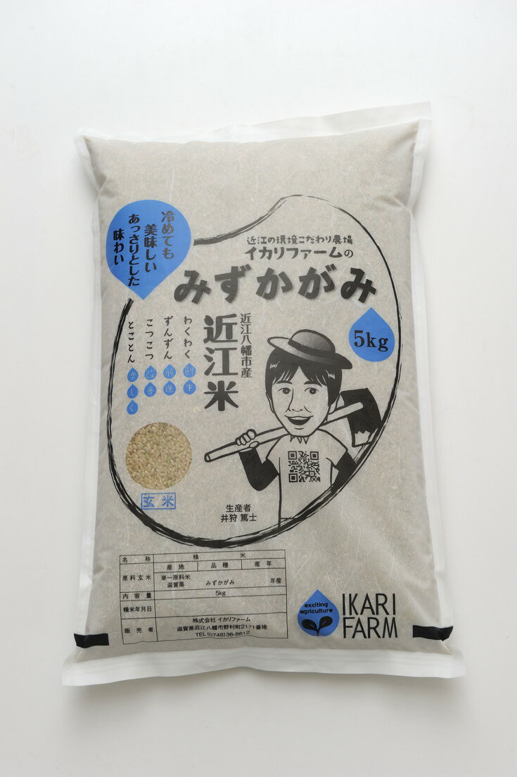 12位! 口コミ数「3件」評価「3.33」【5年産】冷めても美味しいあっさりとした味わい「みずかがみ」白米【5kg】