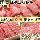 【ふるさと納税】【定期便】近江牛 すき焼き/しゃぶしゃぶ/焼肉/ステーキ 食べ比べ ロース/サーロイン/ヒレ 毛利志満 4等級以上 サーロイン ヒレステーキ 特...