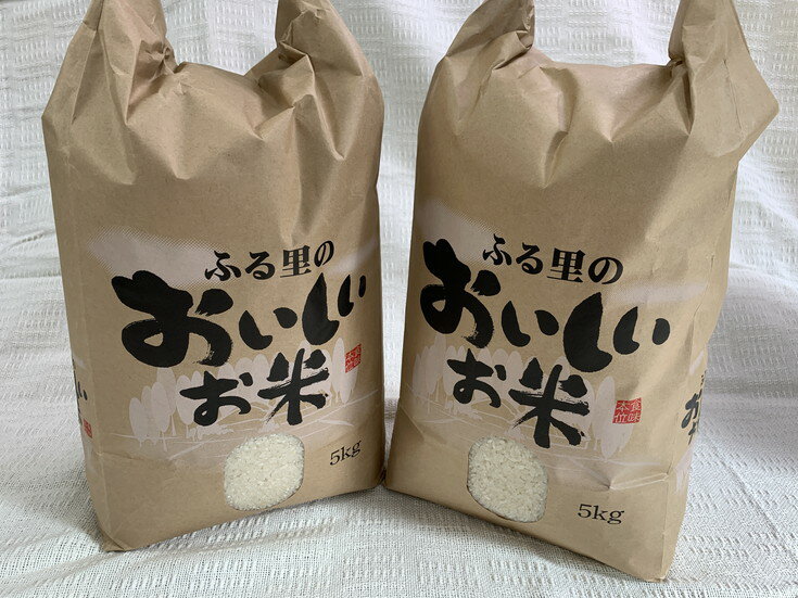 【ふるさと納税】【新米】令和7年産 近江米 秋の詩 10kg （5Kg × 2袋） 環境こだわり米 白米 精米 国産 キッチンパル