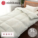 商品詳細 セット内容 [西川]羽毛掛けふとん/ホワイトダックダウン90％/ シングルロング(150×210cm) ふとん側；綿100% 詰めもの；ダウン90％フェザー10％(ホワイトダックダウン)1.2kg ユニステーク襟元フィットキルト 配色；サックスブルー F441 日本製 説明 【期間限定商品】 今回、期間限定商品を出品。無くなり次第終了の特別企画です。 【期間限定販売商品】 原料高騰、為替影響等　羽毛ふとんの価格は上がっておりますが、今回、特別価格にてご提供致します。 【ホワイトダックダウン】 国内の羽毛基準より厳しい西川基準をクリアした、洗練された羽毛だけを使用しています。 【襟元フィットキルト】 冷えやすい肩口に優しくフィット。羽毛が片寄りやすい襟元、足元部分のキルティングを細かくしたこだわりの立体キルトです。 【安心の日本製】 創業の地　近江八幡市内工場よりお届け！ ・この謝礼品は、市内で価格において付加価値の半分以上が生じています。 ※在庫状況によりお届けまで1ヶ月ほどお時間をいただく場合がございます。 製造者 西川株式会社 販売者 西川株式会社 ご注意事項 ※在庫状況によりお届けまで1ヵ月ほどお時間を頂く場合があります。 1.当市謝礼品の発送期日は、あくまで一定の目安であり、確約するものではありません。年末年始を含む11月〜2月中にお申込みの場合の繁忙期対応、天候、災害、交通事情、発送手続き、事務手続き、在庫調整、一時的な品切れの他、諸事情により、1ヶ月以上の配送遅延や配送不能が発生する場合がございます。予めご了承の上、あしからずご容赦ください。 2.冷蔵謝礼品の場合、消費期限が発送日から3日と短くなっておりますので、配達時の不在には十分にご注意ください。 3.謝礼品受取後、すぐに謝礼品の状態を確認し、不良の場合は下記コールセンターまでご連絡ください。 ふるさと納税コールセンター 0570−03−4129 連絡先 03-3664-3964 【ふるさと納税】【送料無料】【お買い物マラソン】【楽天スーパーセール】【スーパーSALE】【ポイント消化】