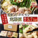 【ふるさと納税】【定期便】定期便 希少近江牛ホルモン&ミックスホルモン1.9kg 3回 もつ鍋 ホルモン 鍋
