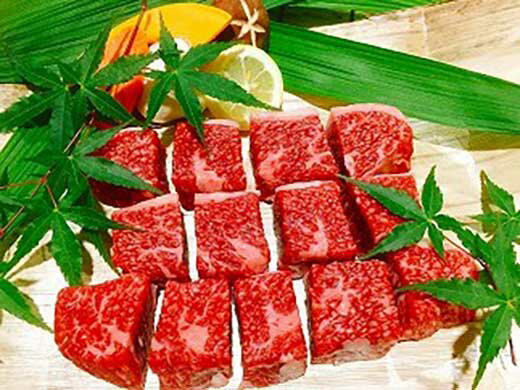 [4等級以上]黒毛和牛 近江牛 [並] 角厚切り肉 ご家庭用[500g][牛肉][牛][A4][A5][冷蔵][国産]