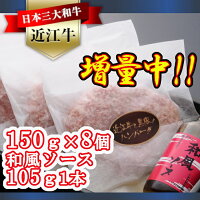 AF01溢れる肉汁で大人気!近江牛と黒豚のハンバーグ