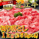 【ふるさと納税】厳選 近江牛 切り落とし 250g ×4 b...