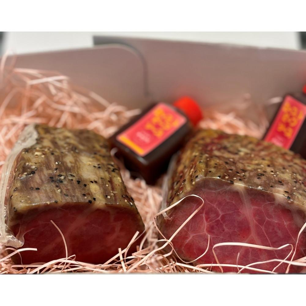 【ふるさと納税】牛肉 近江牛 ローストビーフ ブロック 400g （ 200g × 2パック ） ソース付