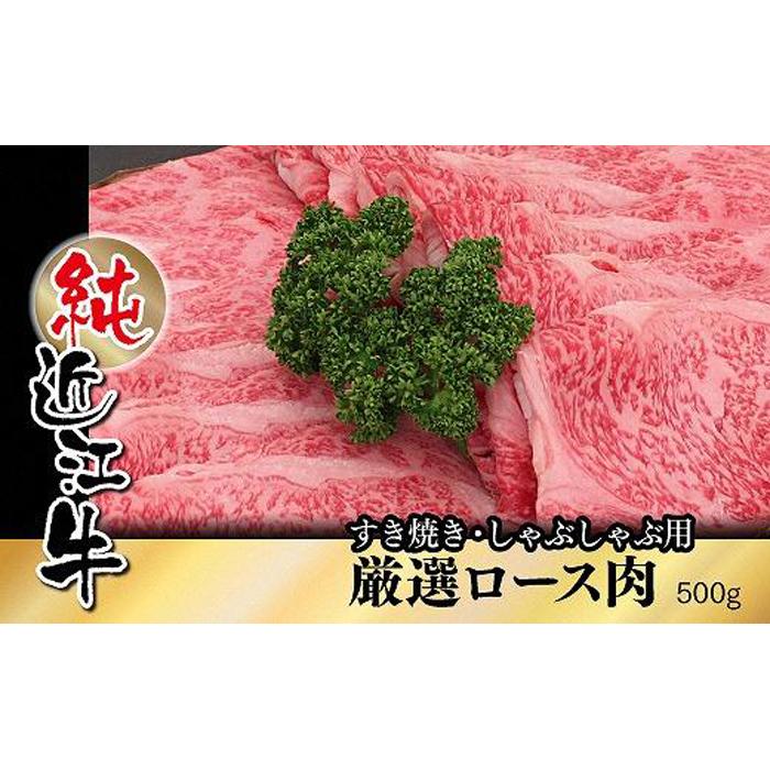 【ふるさと納税】近江牛 すき焼き しゃぶしゃぶ 厳選 ロース肉 500g | 肉 お肉 牛肉 日本三大 黒毛和牛 滋賀 すき焼 すきやき ロース にく ギフト 贈答 お取り寄せ グルメ 人気 おすすめ 草津市