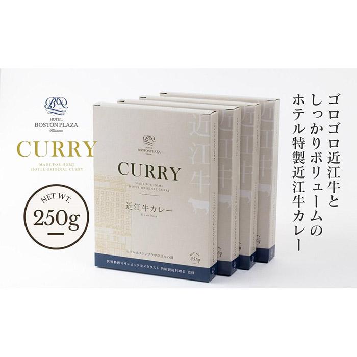 【ふるさと納税】ホテルボストンプラザ草津 特製 近江牛 カレー | 惣菜 おかず ディナー ランチ レトルト 温めるだけ レンチン 簡単 レトルト 牛肉 近江牛 お肉 おすすめ 人気 送料無料