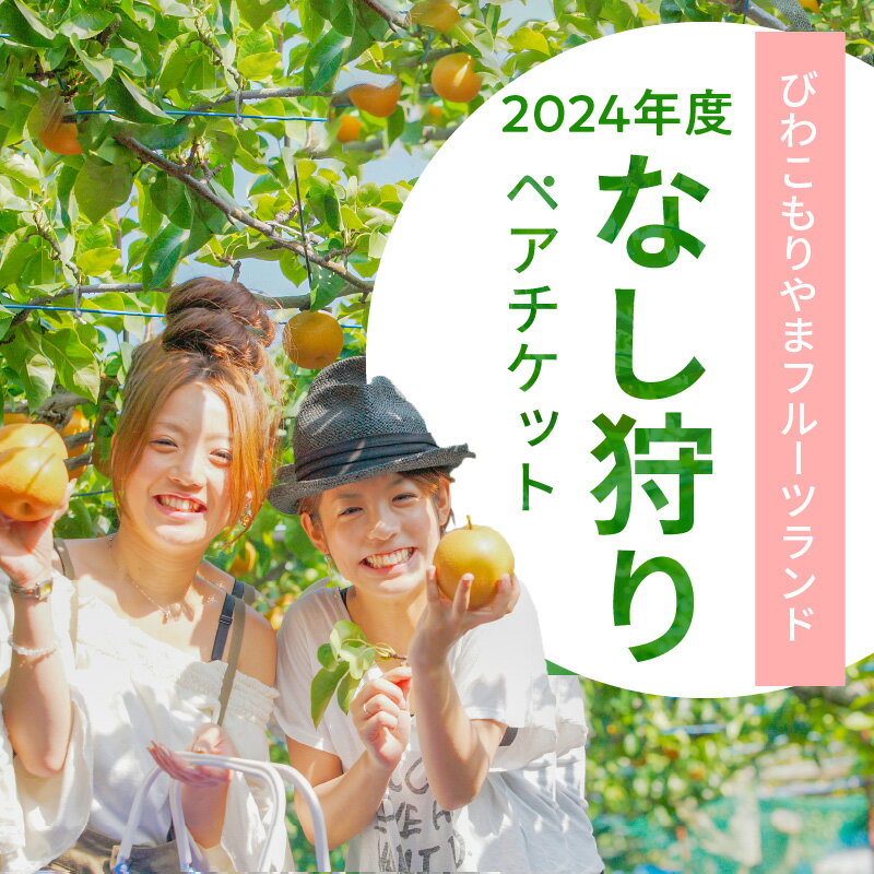 【ふるさと納税】【2024年配送】なし狩り 2024年 体験 ペア チケット 大人 2名分 予約必須 梨 狩り ピクニック アウトドア お弁当 持ち込みOK 机 椅子 皮剥き機 無料貸出 果物 フルーツ くだも…