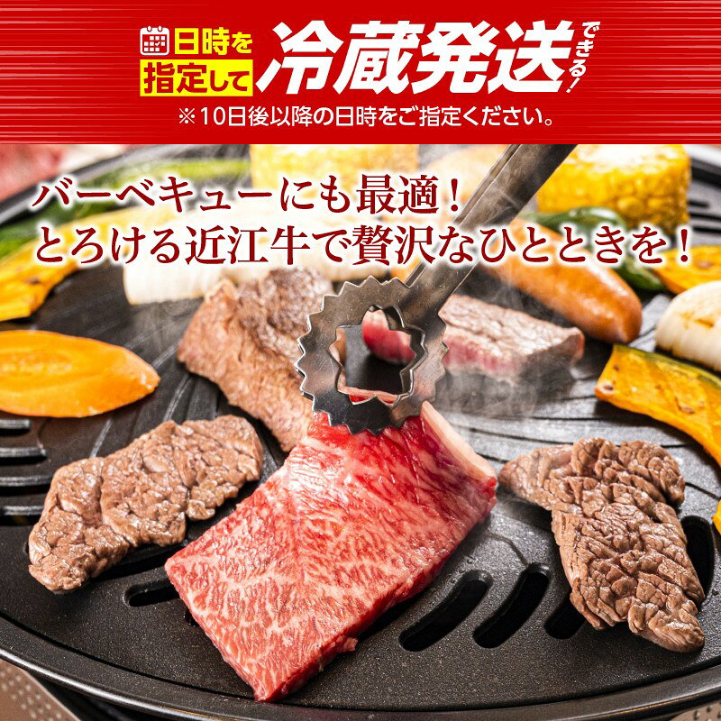 【ふるさと納税】【冷蔵でお届け】 近江牛 焼肉用 モモ肉 500g 赤身 ブランド牛 日本三大和牛 霜降り 国産 黒毛和牛 産地直送 お肉 牛肉 もも肉 鉄板焼 焼き肉 バーベキュー BBQ お取り寄せ 滋賀県 守山市 送料無料 f252077-moriyama-10000237 滋賀県守山市 サンプル画像2