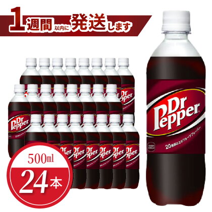 ドクターペッパー ペットボトル 500ml 24本 1ケース コカ・コーラ ドクペ 炭酸 飲料 炭酸飲料 ジュース 炭酸ジュース 清涼飲料水 ドリンク クセになる味わい 病みつき 買いだめ 買い置き お取り寄せ 滋賀県 守山市 送料無料