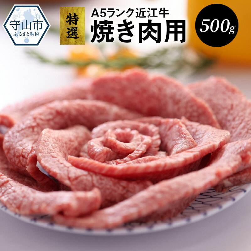 特選 近江牛 モモ肉 A5ランク 500g 霜降り 焼肉用 認定近江牛指定店厳選 柔らかさと抜群の旨味 濃厚な味わい 牛肉 肉 焼き肉 バーベキュー BBQ キャンプ 冷凍便 国産 お取り寄せ グルメ 滋賀 送料無料