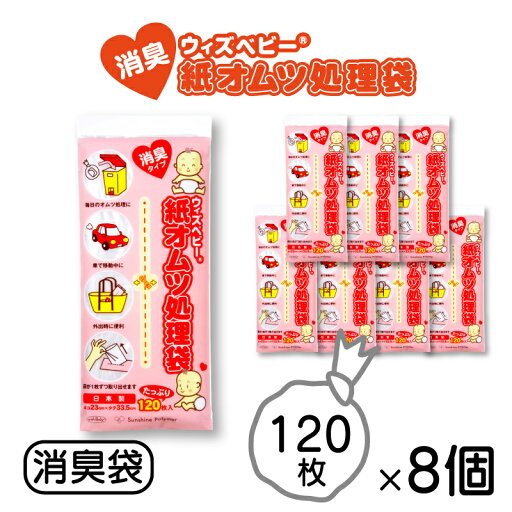 【ふるさと納税】【消臭 紙オムツ処理袋 】Mサイズ 120枚入 8個セット【ウィズベビー】携帯に便利 赤ちゃんのオムツだけでなくペットのウンチや生ゴミ処理にも 臭わないポリ袋 【ふるさと納税】【消臭 紙オムツ処理袋 】Mサイズ 120枚入 8個セット【ウィズベビー】携帯に便利 赤ちゃんのオムツだけでなくペットのウンチや生ゴミ処理にも 臭わないポリ袋