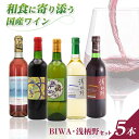 【ふるさと納税】BIWA・浅柄野セット / ワイン 飲み比べセット 赤ワイン 白ワイン 人気 おすすめ おしゃれ / 栗東市 / 太田酒造株式会社[BIAC01...
