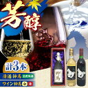 【ふるさと納税】清酒「神馬」生貯蔵酒 1.8L・ワイン「神馬」赤白 各720ml / お酒 飲み比べセット 日本酒 プレゼント / 栗東市 / 酒甚[BIAK0...