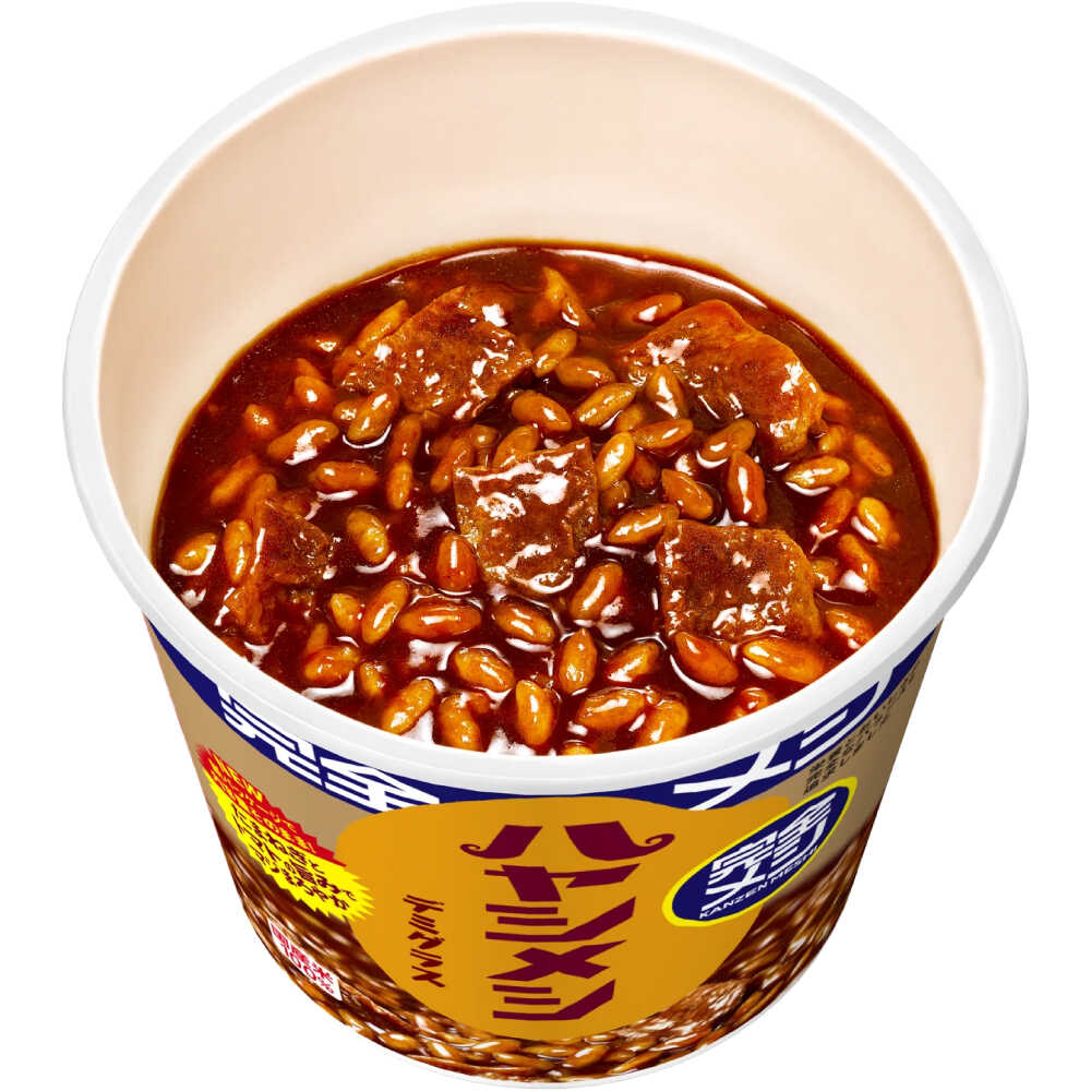 【ふるさと納税】完全メシ ハヤシメシ デミグラス 2ケース 計12食 / 完全飯 ハヤシライス 常温 保存 カップ飯 非常食 保存食 備蓄 まとめ買い / 栗東市 / 日清食品株式会社[BIBI027]