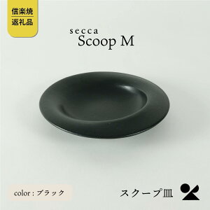 【ふるさと納税】secca/明山 scoop_M BLACK sc-02b | クラフト 民芸 人気 おすすめ 送料無料