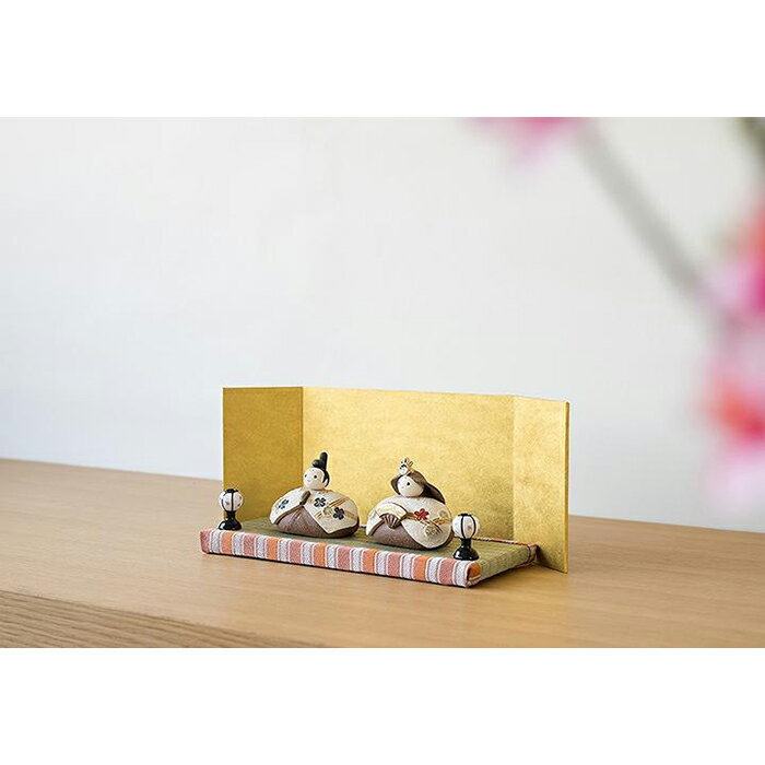 【ふるさと納税】【信楽焼・明山】いわい　陶雛人形　すみれ親王飾りセット　iwai-h08 | 甲賀市 信楽焼 工芸品 雛人形 陶器製 ひなまつり インテリア 伝統工芸 手作り 高級感 人気 おすすめ 雛飾り お祝い ギフト お取り寄せ 通販 送料無料 ふるさと納税