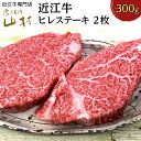 【ふるさと納税】肉 牛肉 近江牛 ヒレ ステーキ 300g (2枚入) | お肉 滋賀 フィレ ヘレ 高級 ブランド 黒毛和牛 ギフト 冷凍 人気 おすすめ 国産