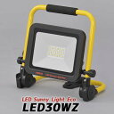 【ふるさと納税】ワキタ LEDサニーライトエコ LED30WZ　【 投光器 建築 建築 作業 現場 農作業 展示会 イベント アウトドア LEDチップ 反射板 電気代 削減 省エネ 】