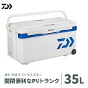 【ふるさと納税】【釣具のダイワ】のクーラーボックス　PVトランクHD 2 GU3500 (容量:35リットル)　【 釣具 保冷力 使いやすい 収納力 頑丈 持ち運び アウトドア レジャー 大活躍 バーベキュー キャンプ フィッシング 】