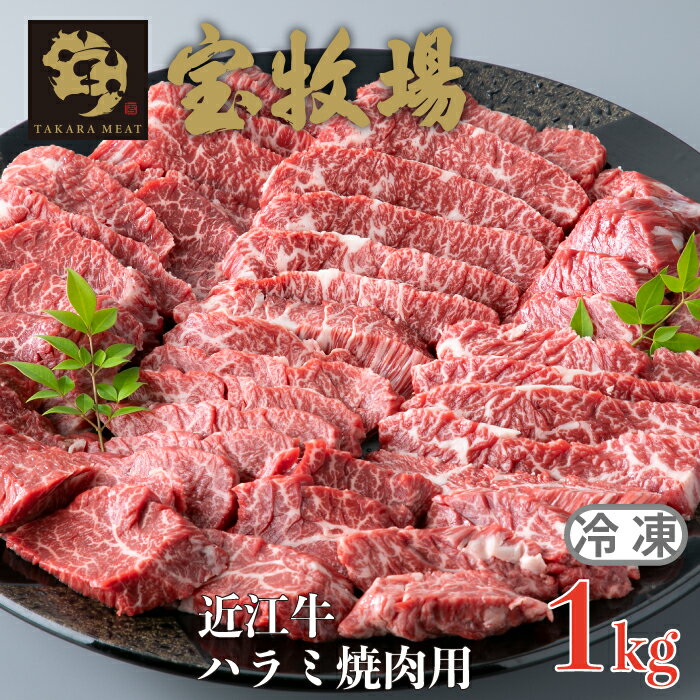 近江牛 【ふるさと納税】【A-354】宝牧場 近江牛 ハラミ焼肉用 1kg［高島屋選定品］