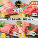 23位! 口コミ数「1件」評価「5」中川牧場 定期便 近江牛 食べ比べ 満足 コース 4カ月 高島屋選定品｜中川畜産 CO02 令和4年度 全国肉用牛枝肉共励会 最優秀賞受賞