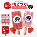 【ふるさと納税】いちご農家の贅沢いちごづくしアイスキャンデー6本セット(いちご・いちごミルク) 湖東こぐま農園 滋賀県 東近江市 O-I20 贅沢 いちごミルク 湖東こぐま農園 手作り ホームメイド アイスクリーム スイーツ デザート いちご農家 滋賀県 東近江市