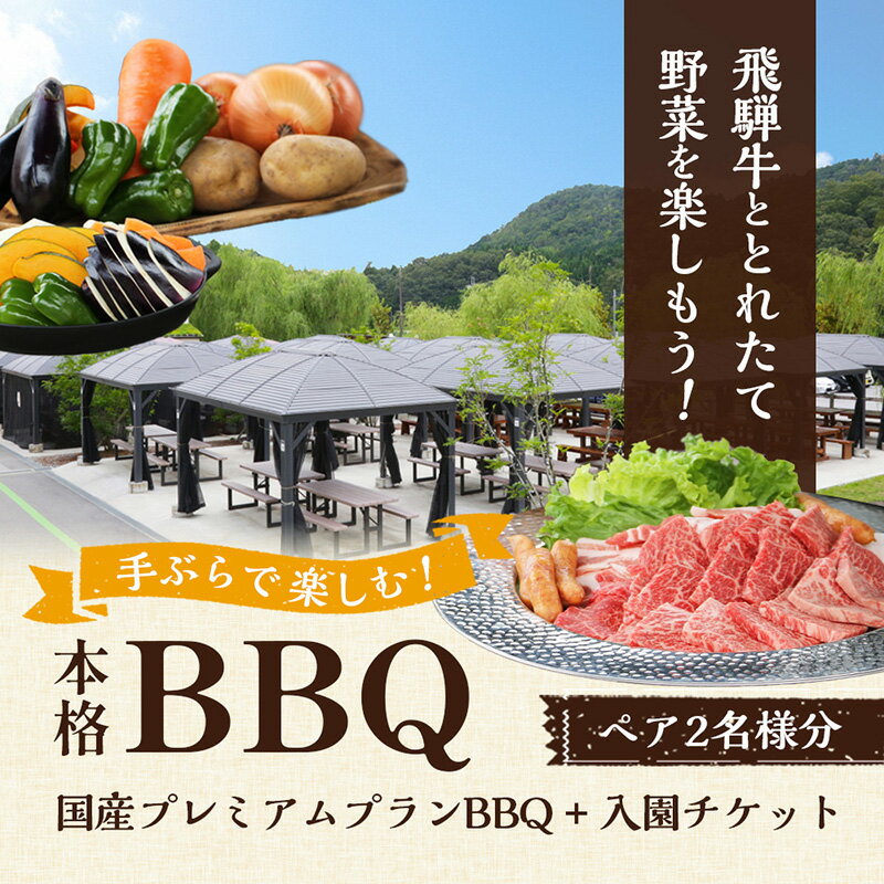 【ふるさと納税】ローザンベリー多和田BBQ体験ペアチケット イベントやチケット等/お食事券