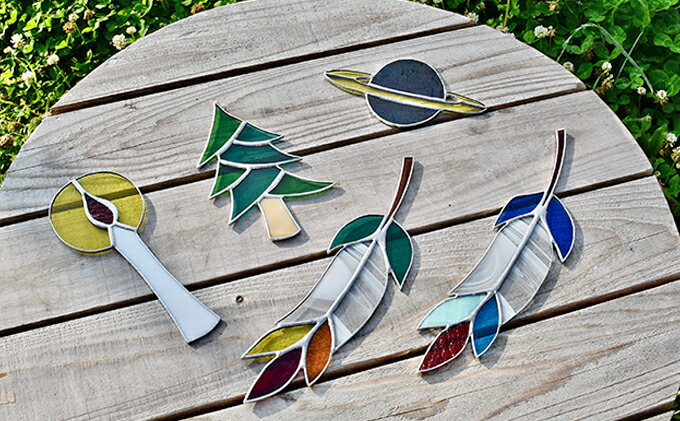 【ふるさと納税】ステンドグラス体験（オーナメントづくり） スキーチケット 2