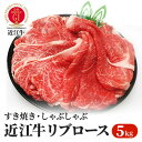 【ふるさと納税】【近江牛】すき焼き・しゃぶしゃぶ用リブロース800g　【お肉・牛肉・ロース・すき焼き・しゃぶしゃぶ・近江牛・リブロース ・800g】