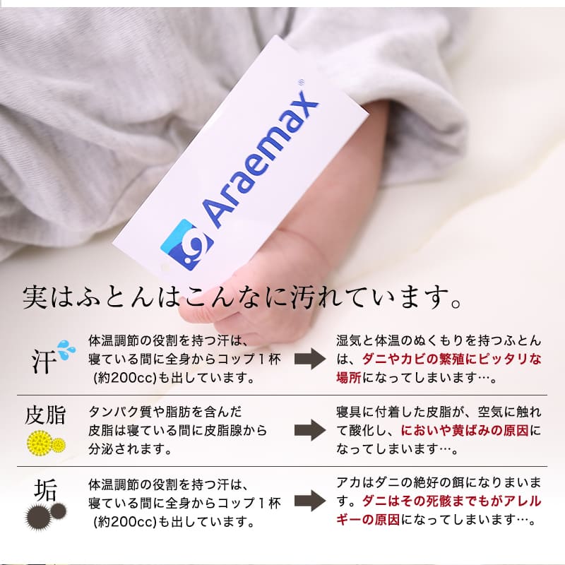 【ふるさと納税】アラエマックス　ウォシュロン洗える掛布団　ダブル(araeru-0002)