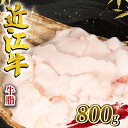 【ふるさと納税】 近江牛 牛脂 800g 冷凍 黒毛和牛 ブ