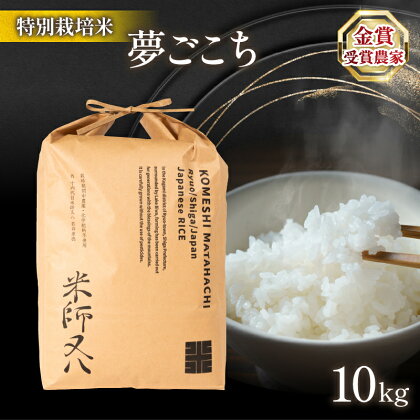 令和5年産十六代目米師又八 謹製 夢ごこち 10kg ( ブランド 米 rice 精米 白米 ご飯 内祝い 十六代目米師又八 謹製 もちもち 国産 送料無料 滋賀県 竜王 ふるさと納税 )