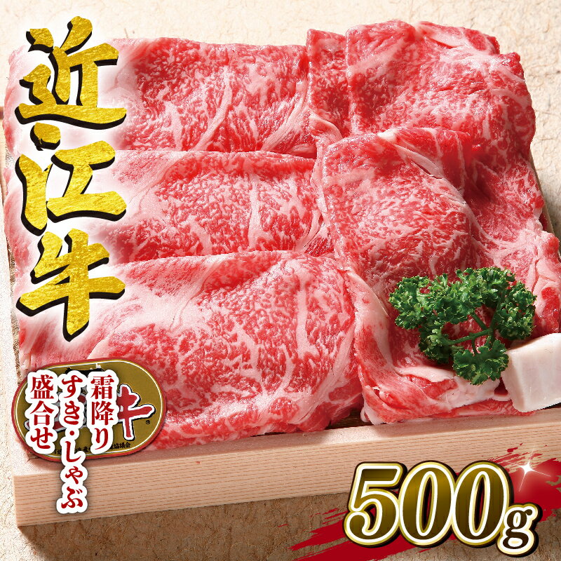 近江牛 【ふるさと納税】 近江牛 牛肉 すき焼き しゃぶしゃぶ 500g ロース 肩ロース カタ モモ 霜降り お肉 肉 国産 ブランド牛 日本三大和牛 和牛 黒毛和牛 贈り物 ギフト 冷凍 産地直送 滋賀県 竜王町 澤井牧場 送料無料