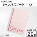 【ふるさと納税】コクヨキャンパスノート・A5・A罫20冊 送料無料 ノ-103AN BB31