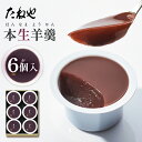 【ふるさと納税】たねや 本生羊羹 6個入 送料無料 クラブハリエ 本生羊羹 羊羹 ようかん 和菓子 ギフト 贈答2025年4月上旬発送 BN03