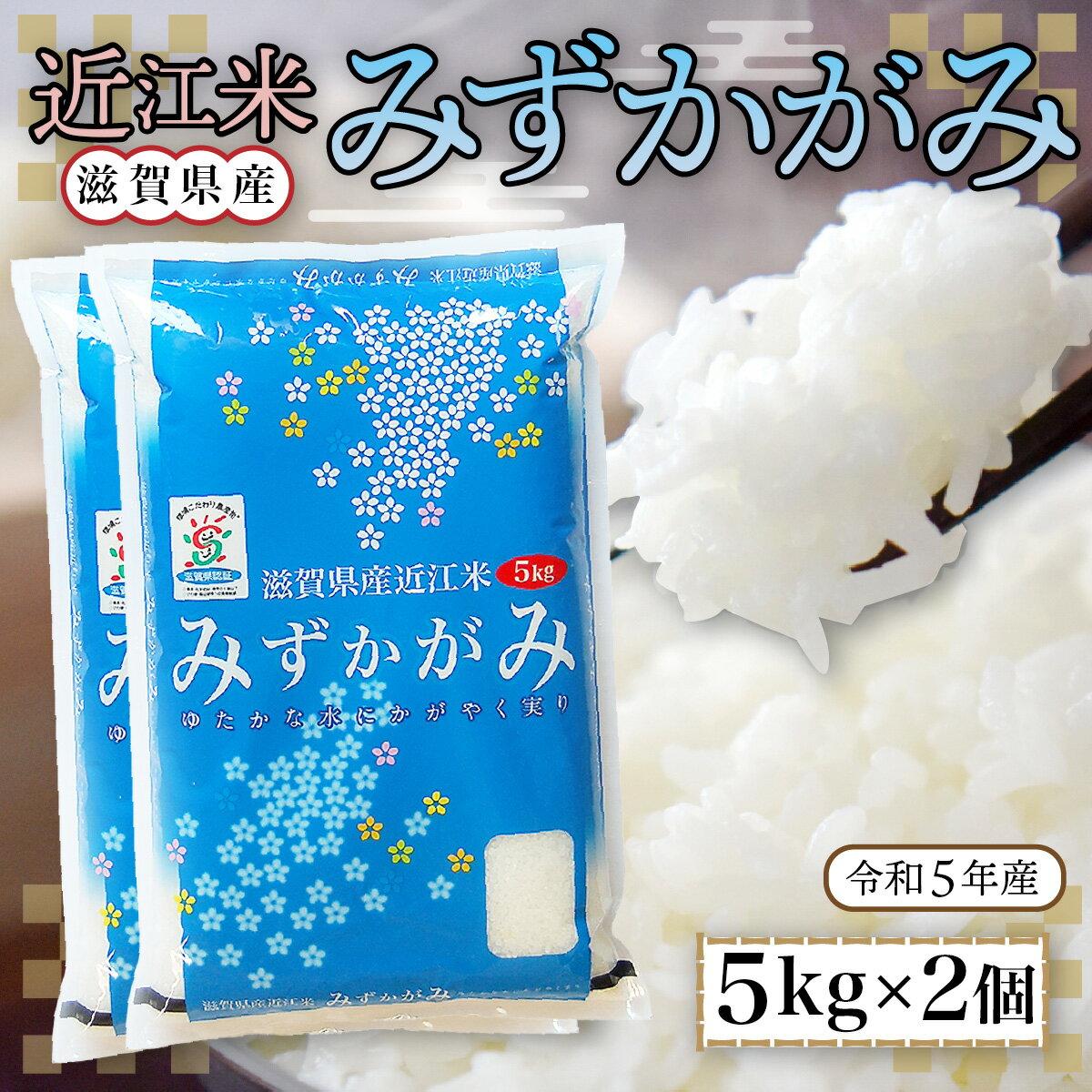 【ふるさと納税】 近江米 みずかがみ 白米10kg 令和5年産 送料無料 近江 米 BD08