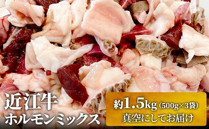 【ふるさと納税】近江牛ホルモンミックス約1.5kg【ふるさと納税近江牛牛肉ホルモンお肉もつ鍋牛肉炒め物】