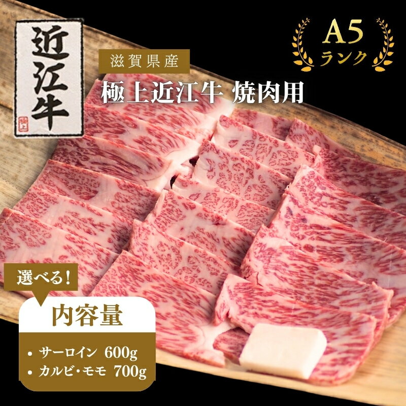 【ふるさと納税】近江牛 焼肉 サーロイン 約600g A5 