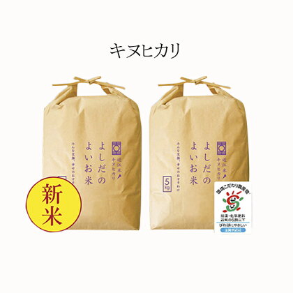 令和5年産　よしだのよいお米 近江米キヌヒカリ5kg×2　【お米】