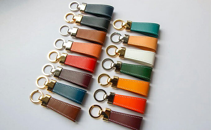 【ふるさと納税】SOキーリング　ブッテーロ（ヌメ革） ファッション 小物 アクセサリー 雑貨 日用品 文房具 レザー 高級革 牛革 名入れ 贈り物