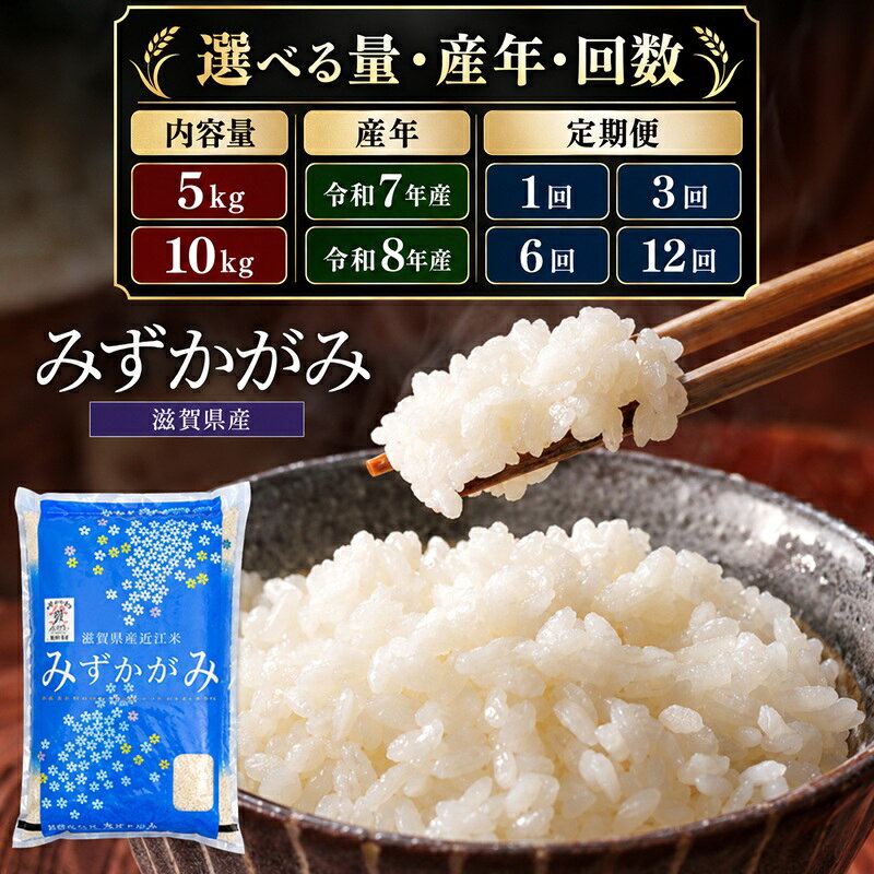 【ふるさと納税】【令和8年産】 みずかがみ 米 5kg 白米 先行予約 新米 精米 こめ コメ お米 ご飯 ミズカガミ 5キロ 度産 令和八年 令和八年産 滋賀県 豊郷町　お届け：2026年10月より順次発送
