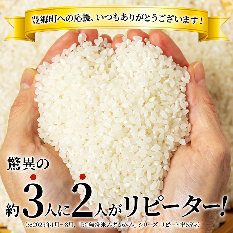 【ふるさと納税】【令和8年産】 先行予約 新米 BG無洗米 みずかがみ 10kg 6回定期便 令和8年産 定期便 米 無洗 無洗米こめ コメ お米 ご飯 米 ミズカガミ 米定期便 6か月定期便 6ヶ月定期便 6回 6ヶ月 6か月 滋賀県 豊郷 豊郷町　お届け：2026年10月中旬～2027年12月末 f254410-toyosato-10000639 滋賀県豊郷町 サンプル画像2